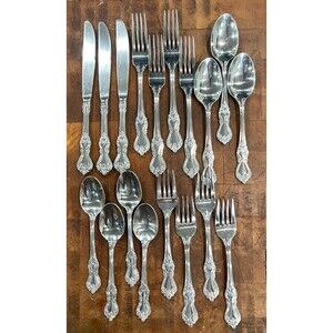 Set of 18 Reed & Barton MARLBOROUGH Select Korea 18/10 Stainless Flatware